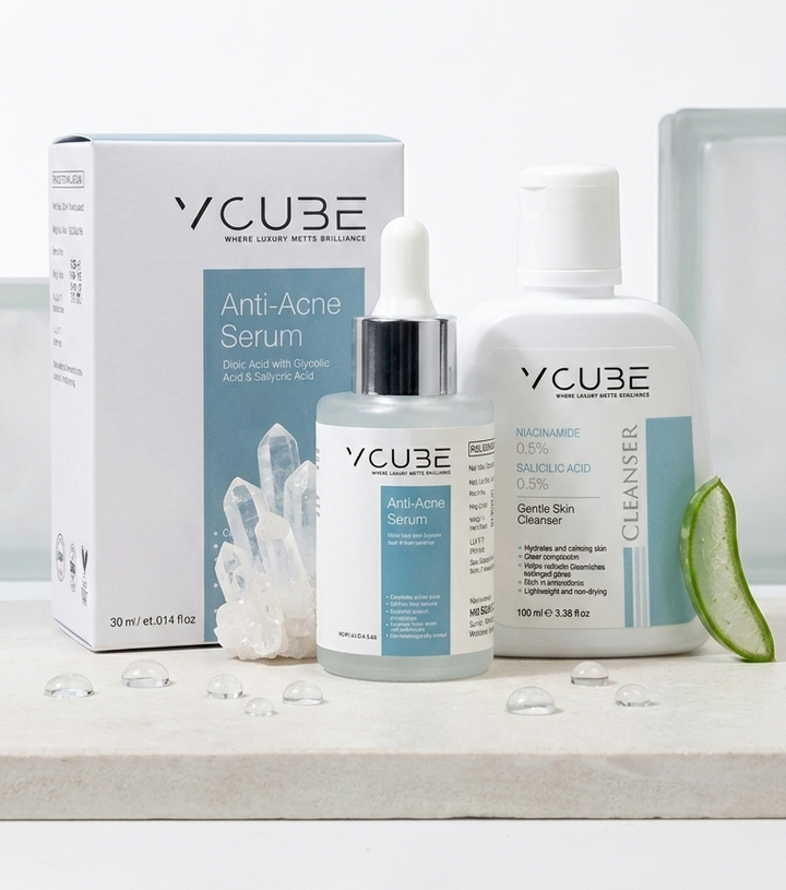 Acne Clear Duo Kit – Gentle Skin Cleanser + Anti-Acne Serum (Daily Skincare Combo)