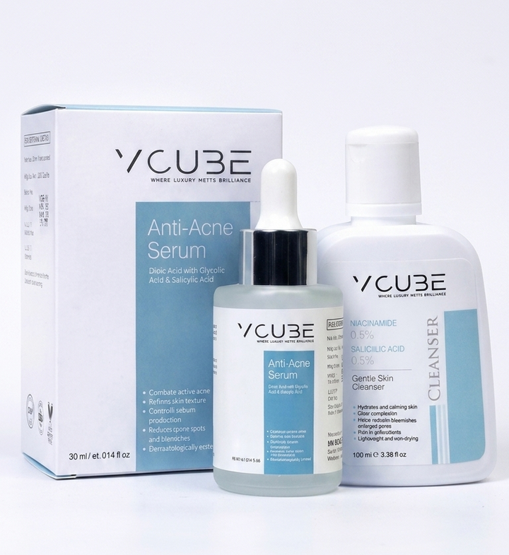 Acne Clear Duo Kit – Gentle Skin Cleanser + Anti-Acne Serum (Daily Skincare Combo)