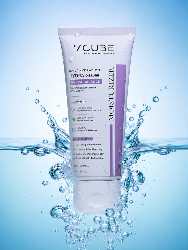 VCUBE Hydra Glow Moisturizer | 2% Hyaluronic Acid + 2% Ceramide
