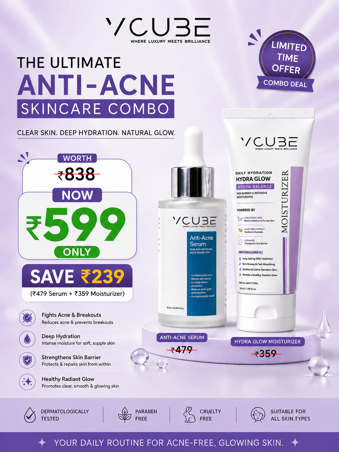 vcube-acne-clear-duo-kit
