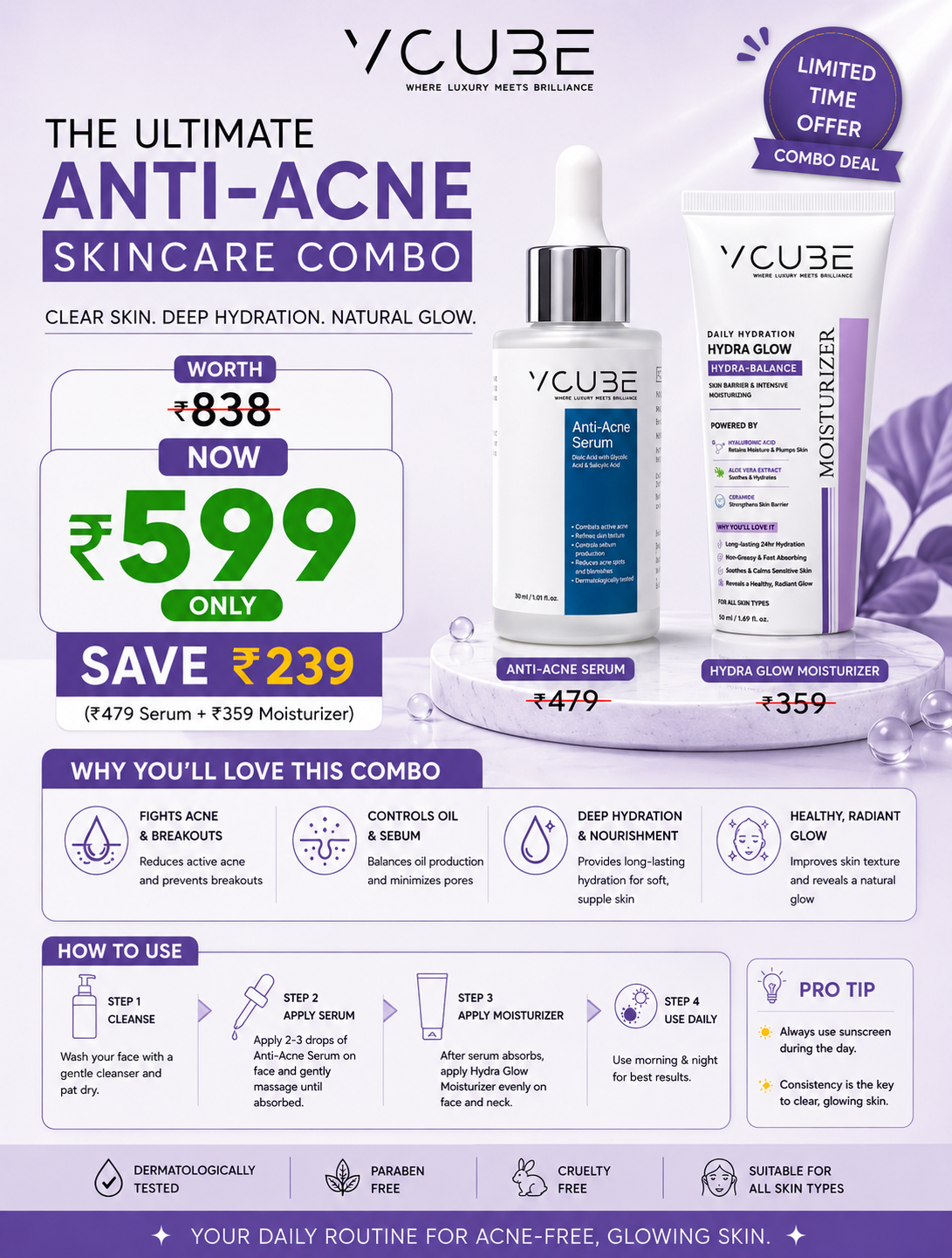 vcube-acne-clear-duo-kit