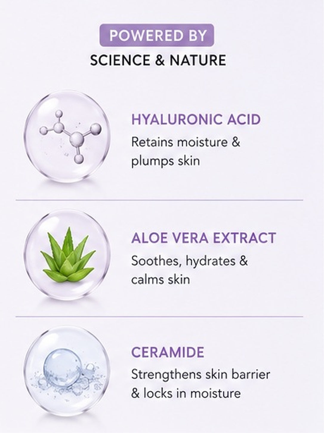 VCUBE Hydra Glow Moisturizer | 2% Hyaluronic Acid + 2% Ceramide