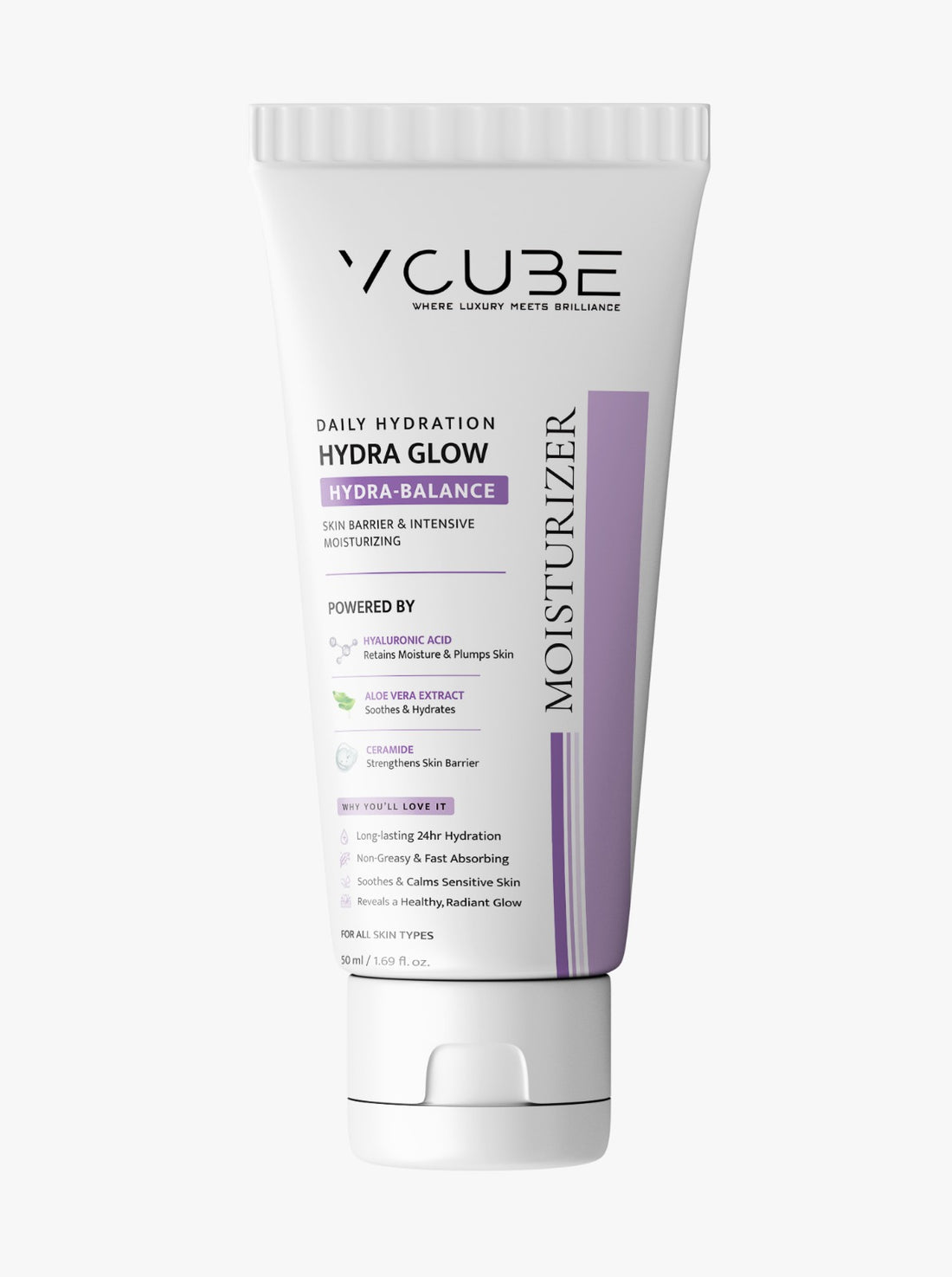 Hydra Glow Moisturizer  2% Hyaluronic Acid + 2% Ceramide
